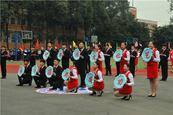 民航专业学生祝艺术节圆满成功